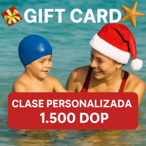 GIFT CARD Navidad - 1 clase de natación personalizada