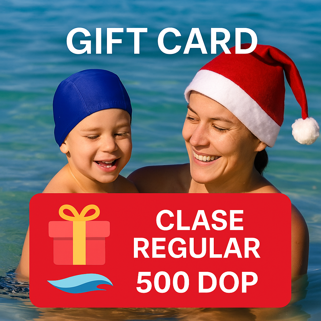 GIFT CARD Navidad - 1 clase de natación en curso regular grupal